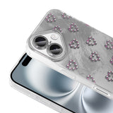 Apple iPhone 16 Kılıf Kamera Korumalı Figürlü Zore Ponti Silikon Kapak Beyaz