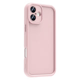 Apple iPhone 16 Kılıf Kamera Korumalı Zore Ananas Kapak Pembe