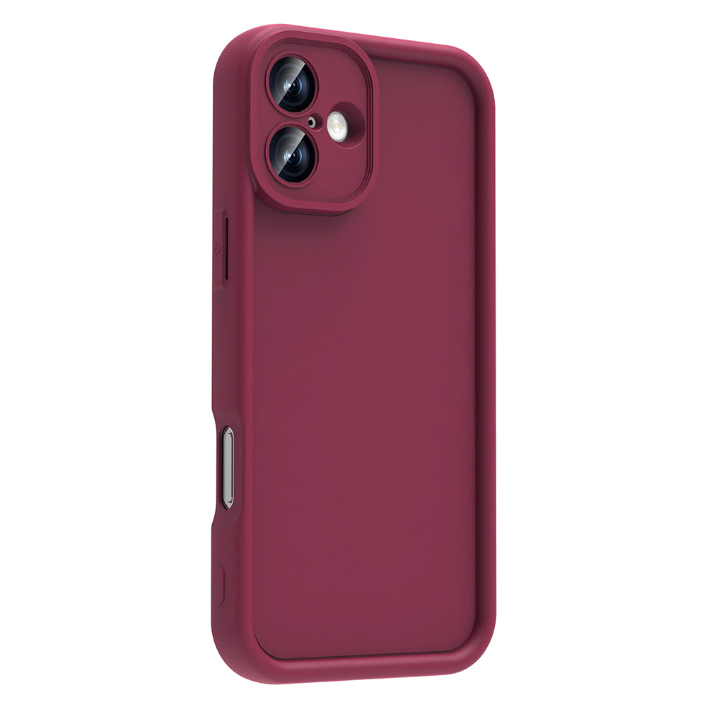Apple iPhone 16 Kılıf Kamera Korumalı Zore Ananas Kapak Pembe