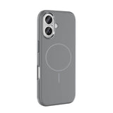 Apple iPhone 16 Kılıf M-Safe Şarj Özellikli Metal Kamera Çerçeveli Zore Edi Silikon Kapak Lacivert