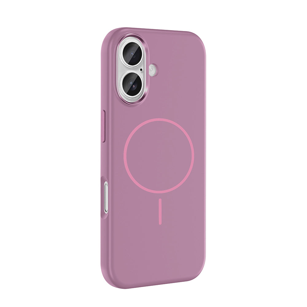 Apple iPhone 16 Kılıf M-Safe Şarj Özellikli Metal Kamera Çerçeveli Zore Edi Silikon Kapak Siyah