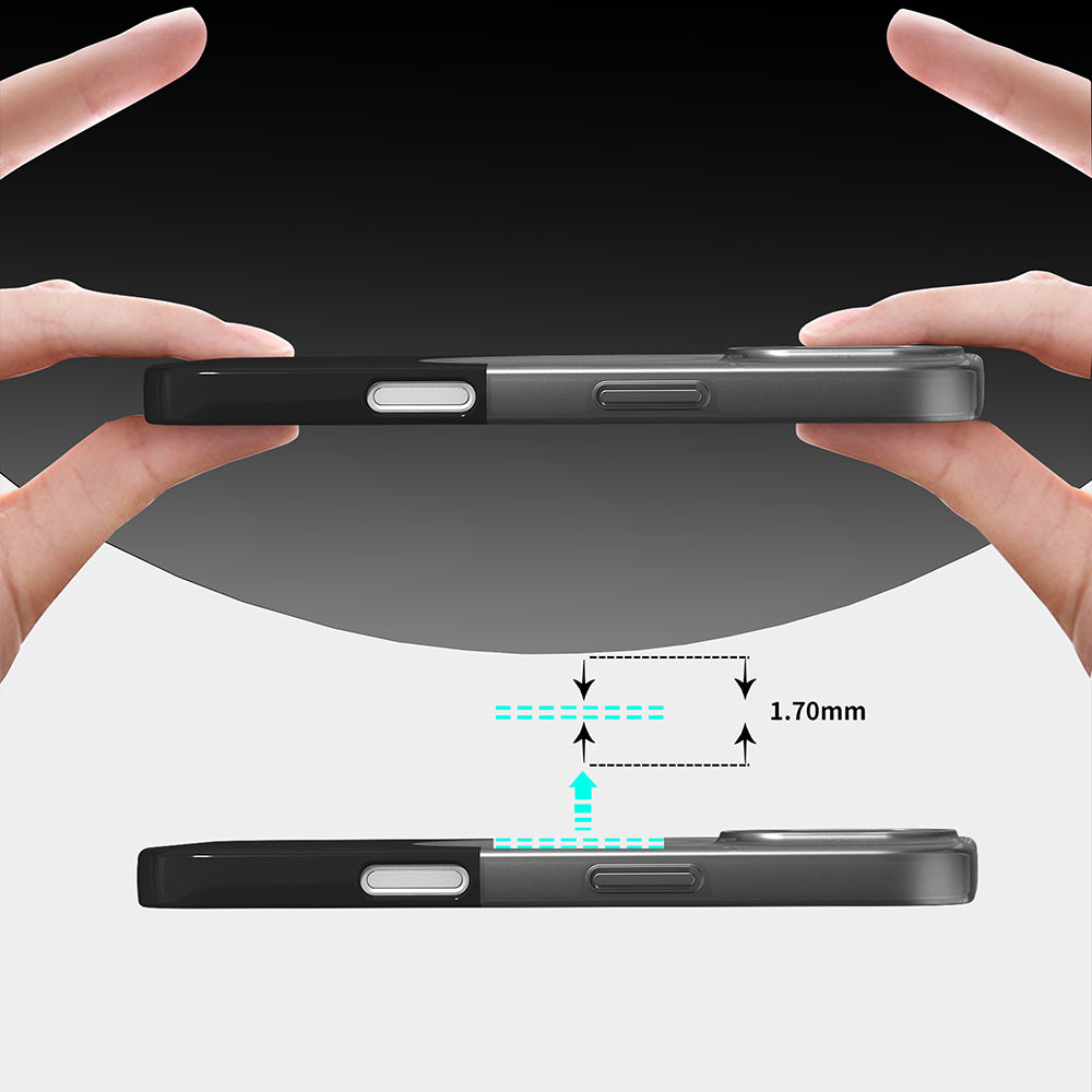 Apple iPhone 16 Kılıf M-Safe Şarj Özellikli Mıknatıslı Zore Duble Kapak Gri