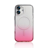 Apple iPhone 16 Kılıf M-Safe Şarj Özellikli Zore Septik Silikon Kapak Pembe