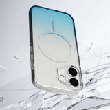 Apple iPhone 16 Kılıf M-Safe Şarj Özellikli Zore Septik Silikon Kapak Turuncu