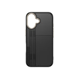 Apple iPhone 16 Kılıf M-safe Şarj Özellikli Karbon Fiber Görünümlü Zore Antina Kapak Gri