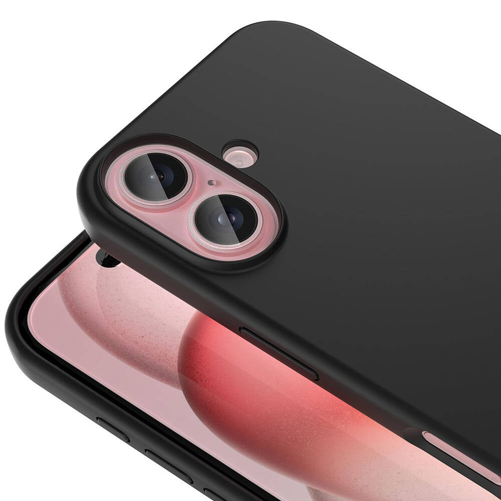 Apple iPhone 16 Kılıf M-safe Şarj Özellikli Sıvı Teknolojili Silinebilir Sert Zore Kivi Kapak Mavi