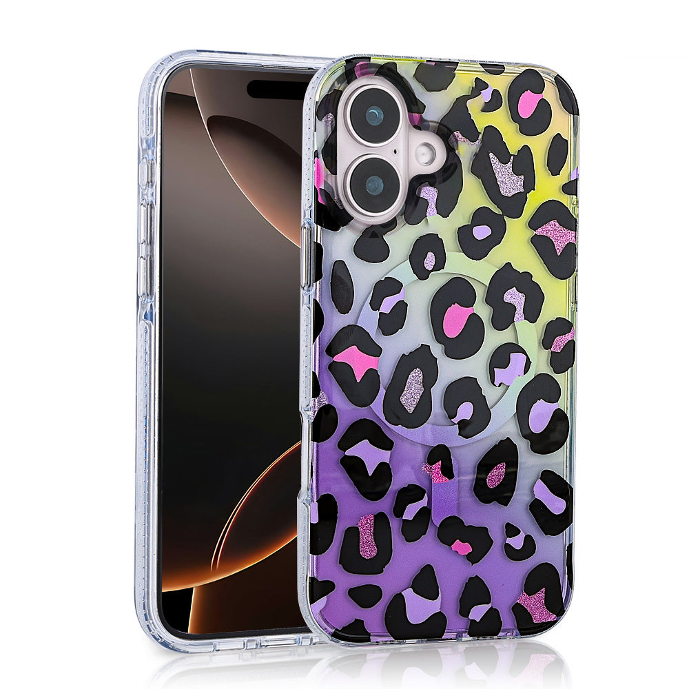 Apple iPhone 16 Kılıf M-safe Şarj Özellikli Zore Jago Kapak Colorful