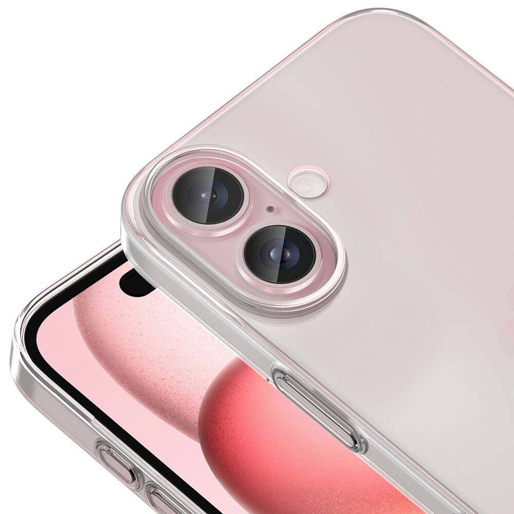 Apple iPhone 16 Kılıf Zore Droga Kapak Şeffaf