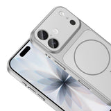 Apple iPhone 16 Kılıf Zore M-Safe Şarj Özellikli Kamera Korumalı Formen Kapak Siyah