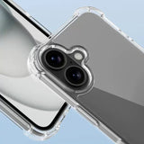 Apple iPhone 16 Kılıf Zore Nitro Anti Shock Silikon Şeffaf
