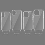 Apple iPhone 16 Kılıf Zore X-Rop Kapak Şeffaf