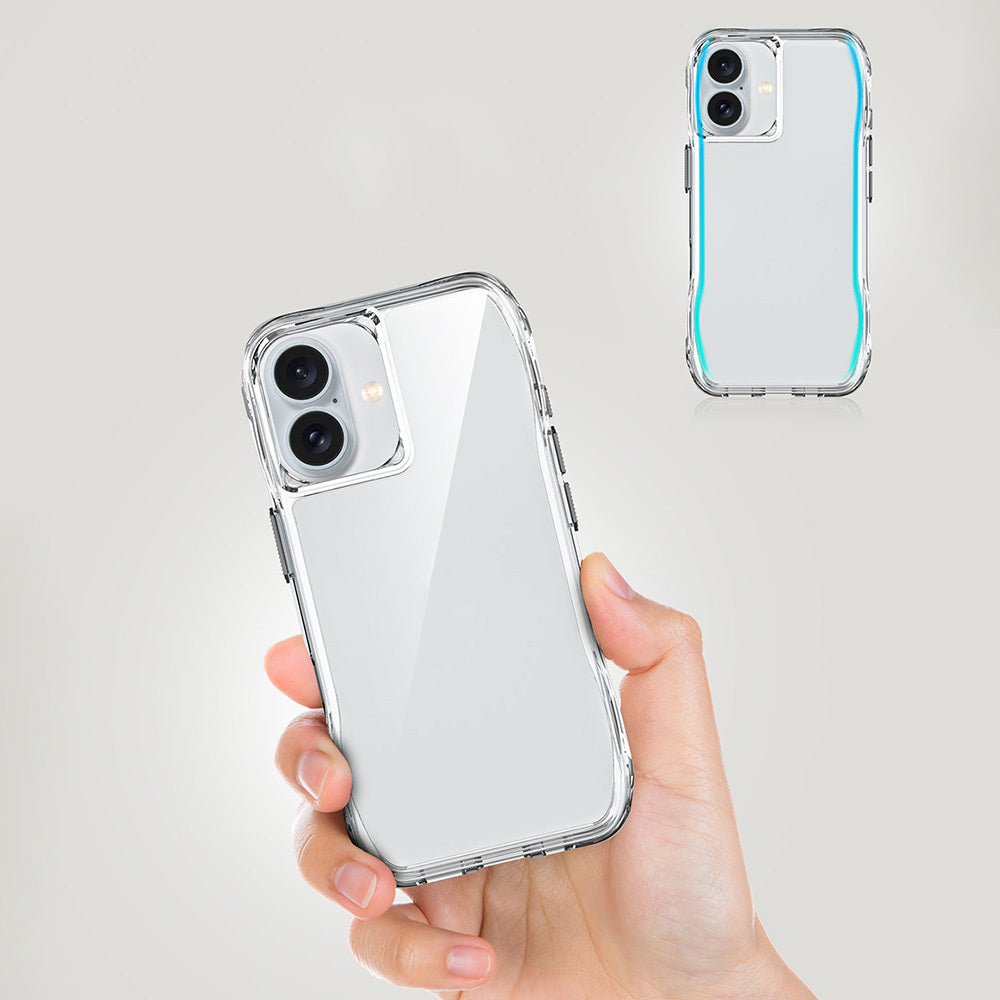 Apple iPhone 16 Plus Kılıf Airbagli Şeffaf Zore İncek Kapak Şeffaf