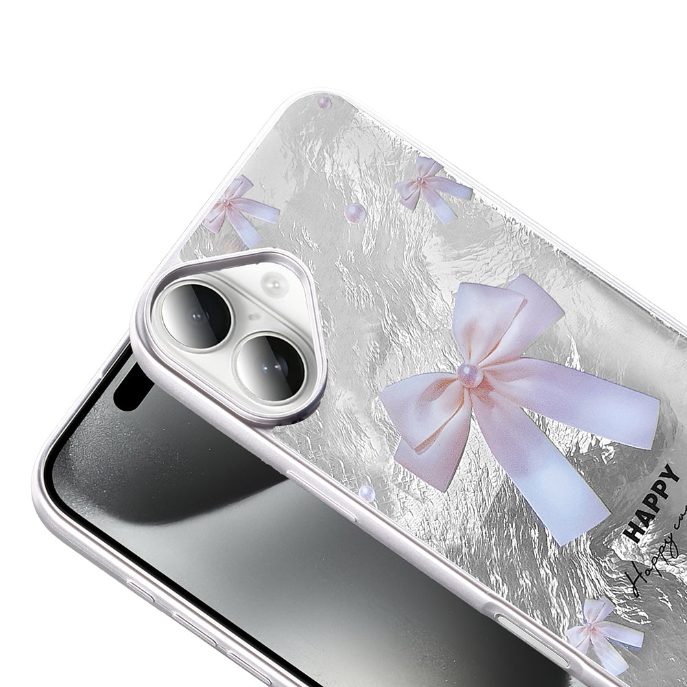 Apple iPhone 16 Plus Kılıf Desenli Zore Mep Kapak Küçük Fiyonk
