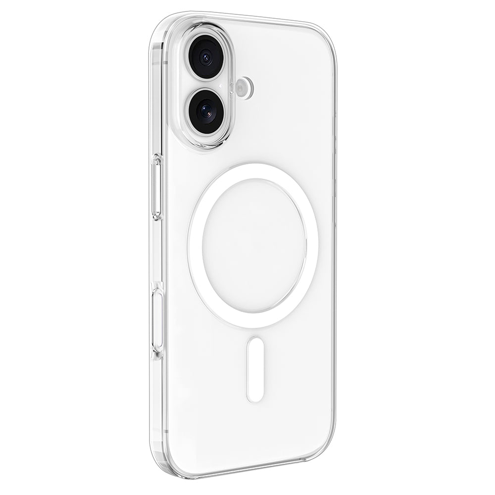 Apple iPhone 16 Plus Kılıf IC Çipli Zore Wireless Şarj Özellikli Şeffaf Orjin Kapak Şeffaf
