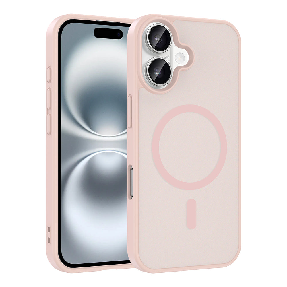Apple iPhone 16 Plus Kılıf M-safe Şarj Özellikli Babet Kapak Siyah