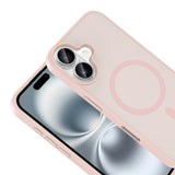 Apple iPhone 16 Plus Kılıf M-safe Şarj Özellikli Babet Kapak Pembe
