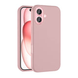Apple iPhone 16 Plus Kılıf M-safe Şarj Özellikli Sıvı Teknolojili Silinebilir Sert Zore Kivi Kapak Mavi