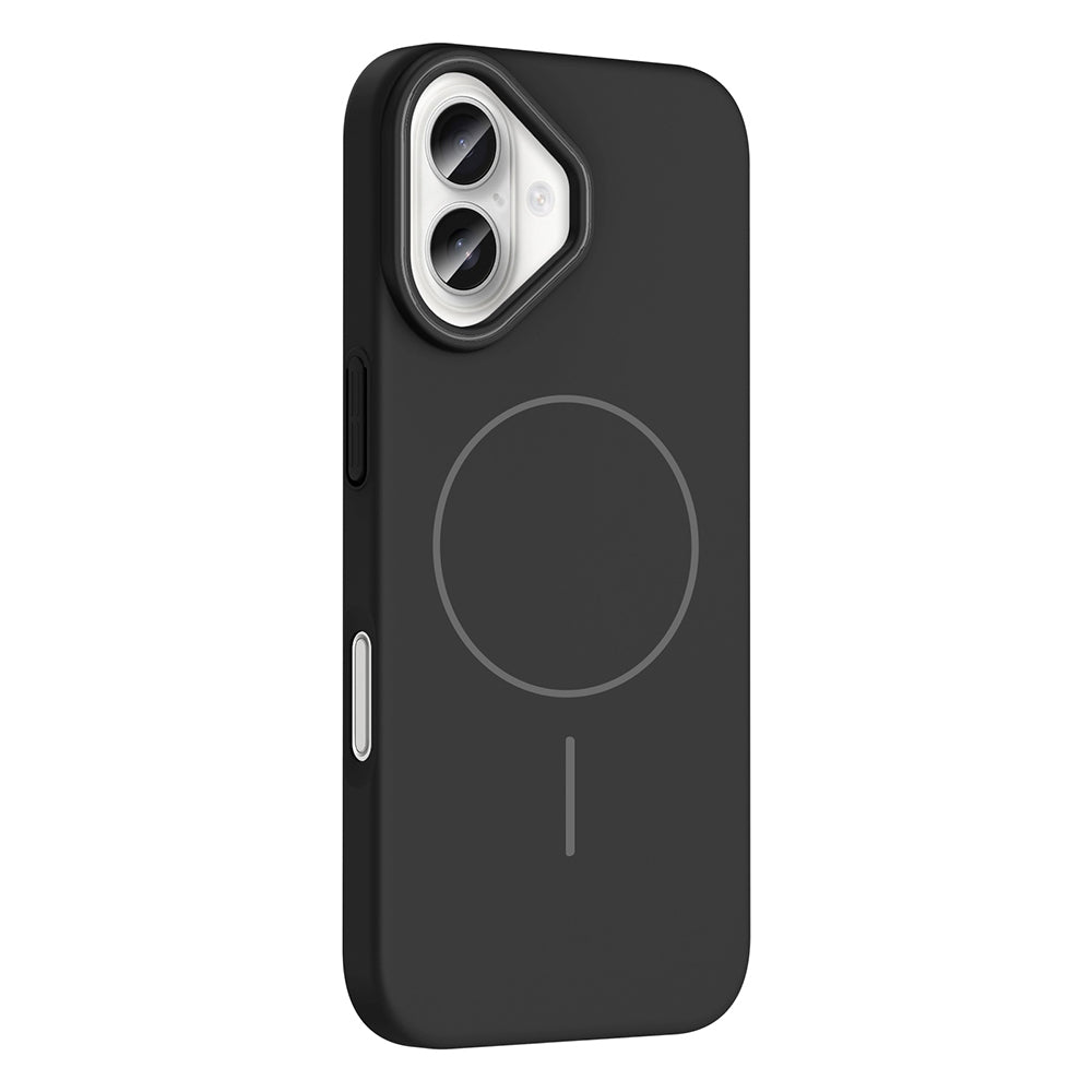Apple iPhone 16 Plus Kılıf M-safe Şarj Özellikli Zore Ruby Sert Kapak Lacivert