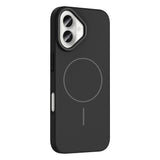 Apple iPhone 16 Plus Kılıf M-safe Şarj Özellikli Zore Ruby Sert Kapak Mürdüm