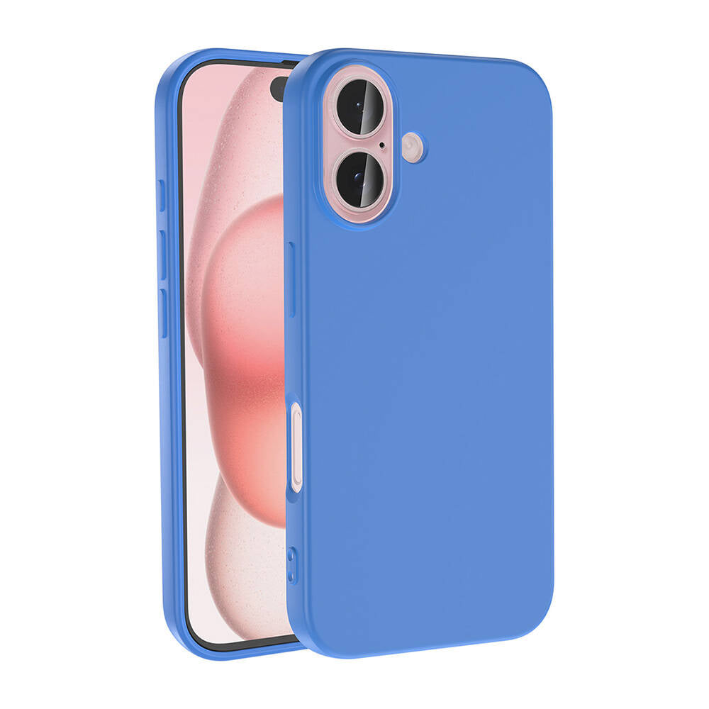 Apple iPhone 16 Plus Kılıf Zore LSR Lansman Kapak Mavi