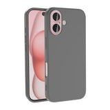 Apple iPhone 16 Plus Kılıf Zore LSR Lansman Kapak Titanyum-Gri
