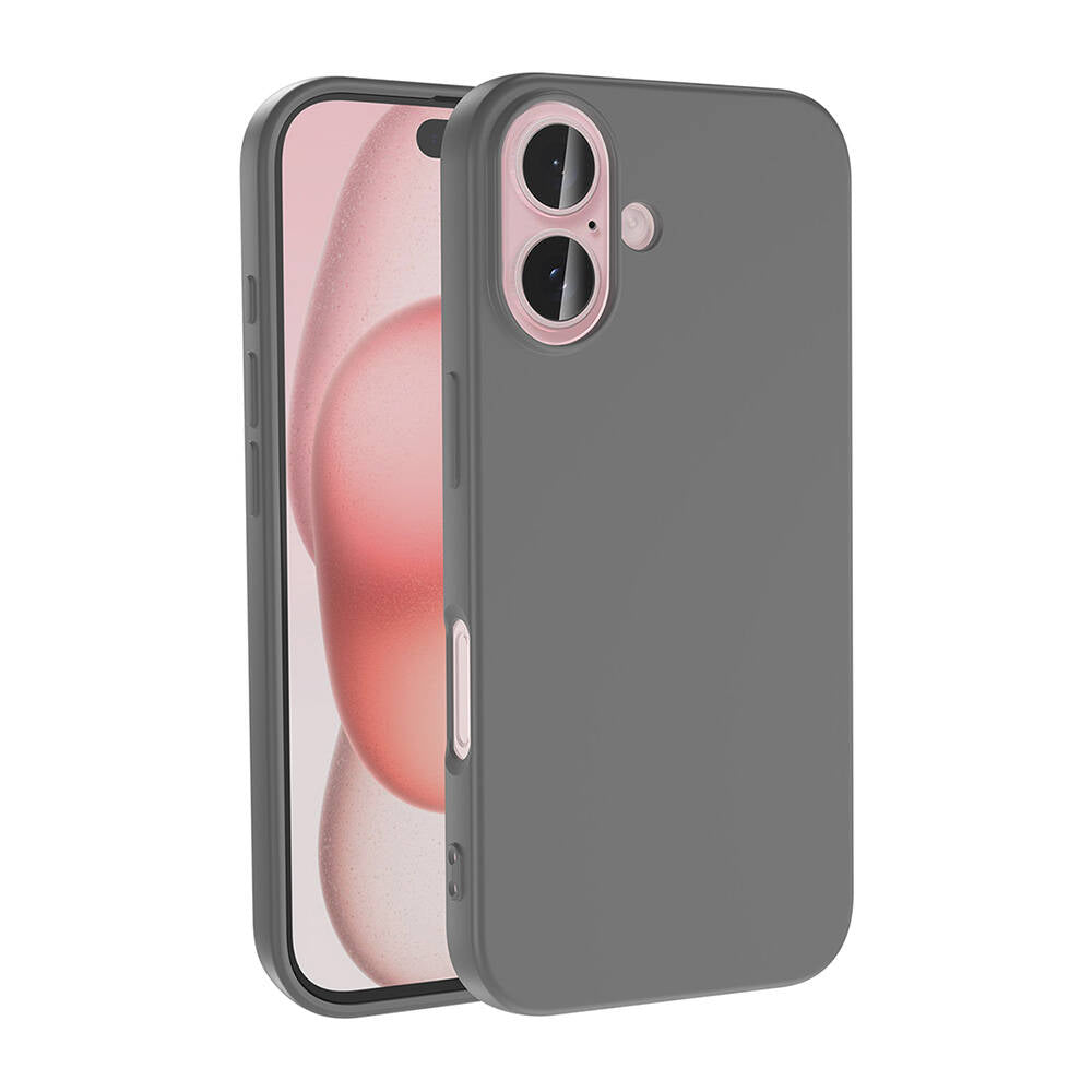 Apple iPhone 16 Plus Kılıf Zore LSR Lansman Kapak Titanyum-Gri