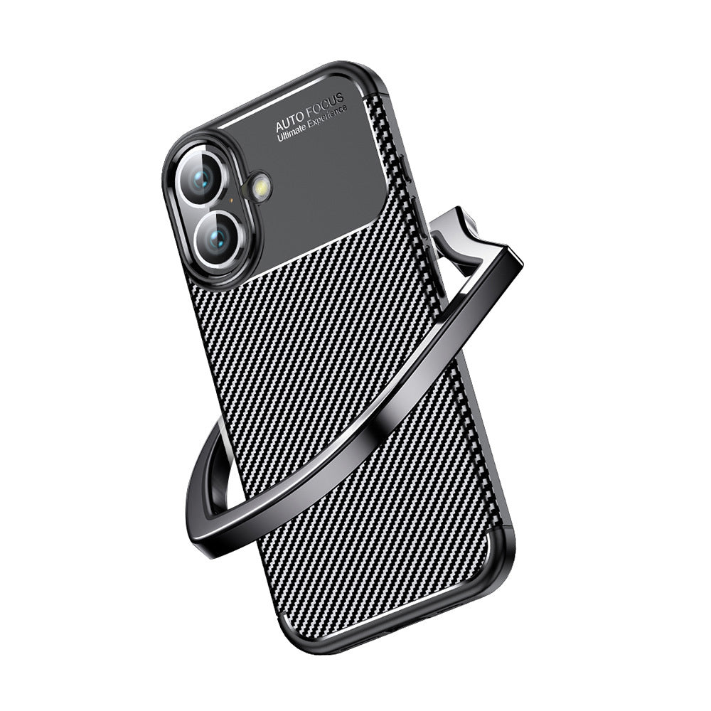 Apple iPhone 16 Plus Kılıf Zore Negro Silikon Kapak Siyah