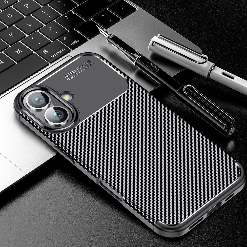Apple iPhone 16 Plus Kılıf Zore Negro Silikon Kapak Siyah
