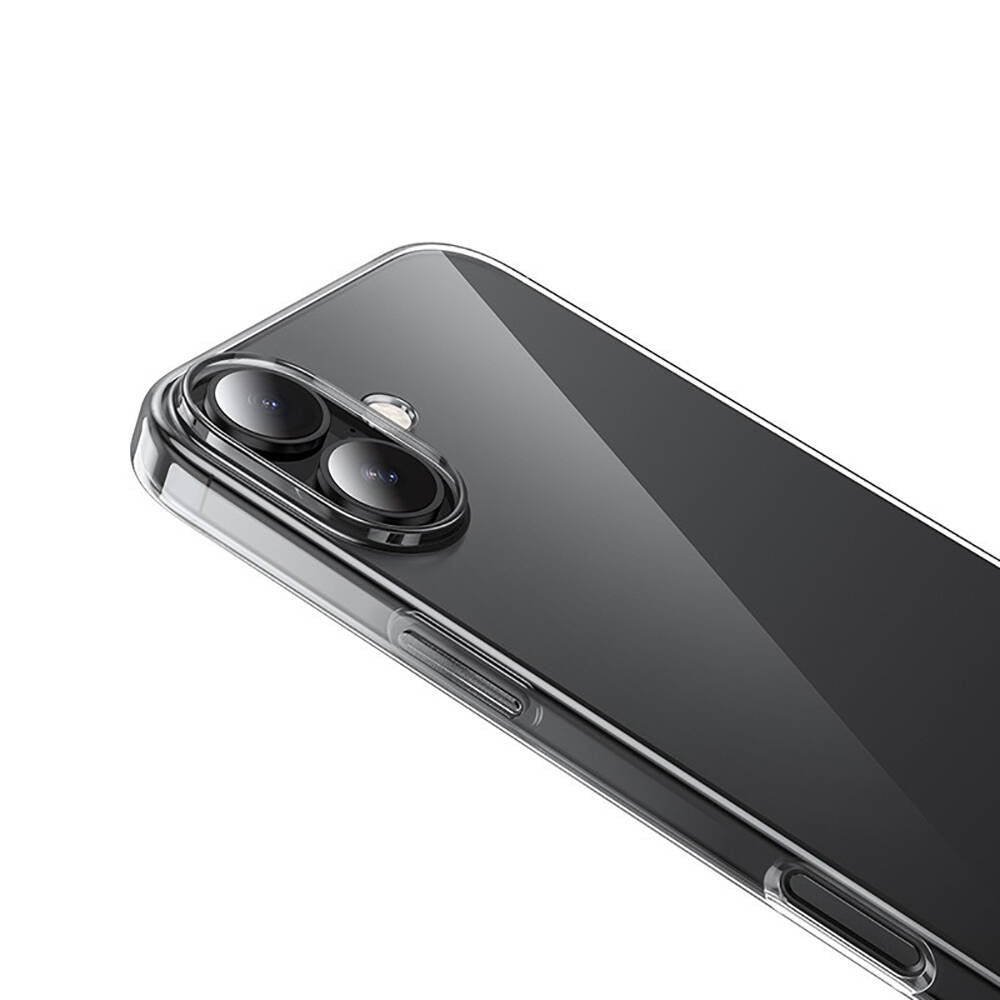 Apple iPhone 16 Plus Kılıf Zore Süper Silikon Kapak Şeffaf