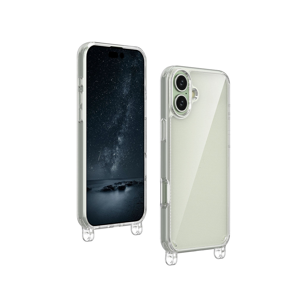 Apple iPhone 16 Plus Kılıf Zore X-Rop Kapak Şeffaf