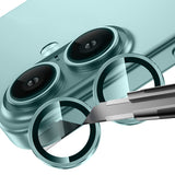 Apple iPhone 16 Plus Zore Mikro Kamera Lens Koruyucu Siyah