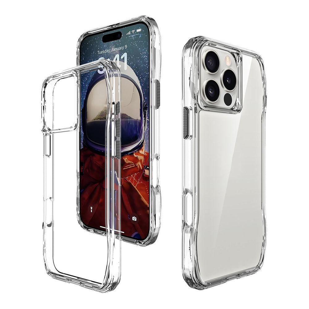 Apple iPhone 16 Pro Kılıf Airbagli Şeffaf Zore İncek Kapak Şeffaf
