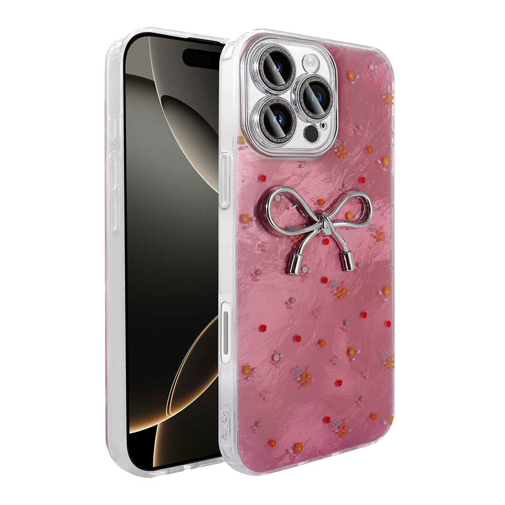Apple iPhone 16 Pro Kılıf Kamera Korumalı Figürlü Zore Ponti Silikon Kapak Beyaz