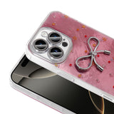 Apple iPhone 16 Pro Kılıf Kamera Korumalı Figürlü Zore Ponti Silikon Kapak Açık Pembe