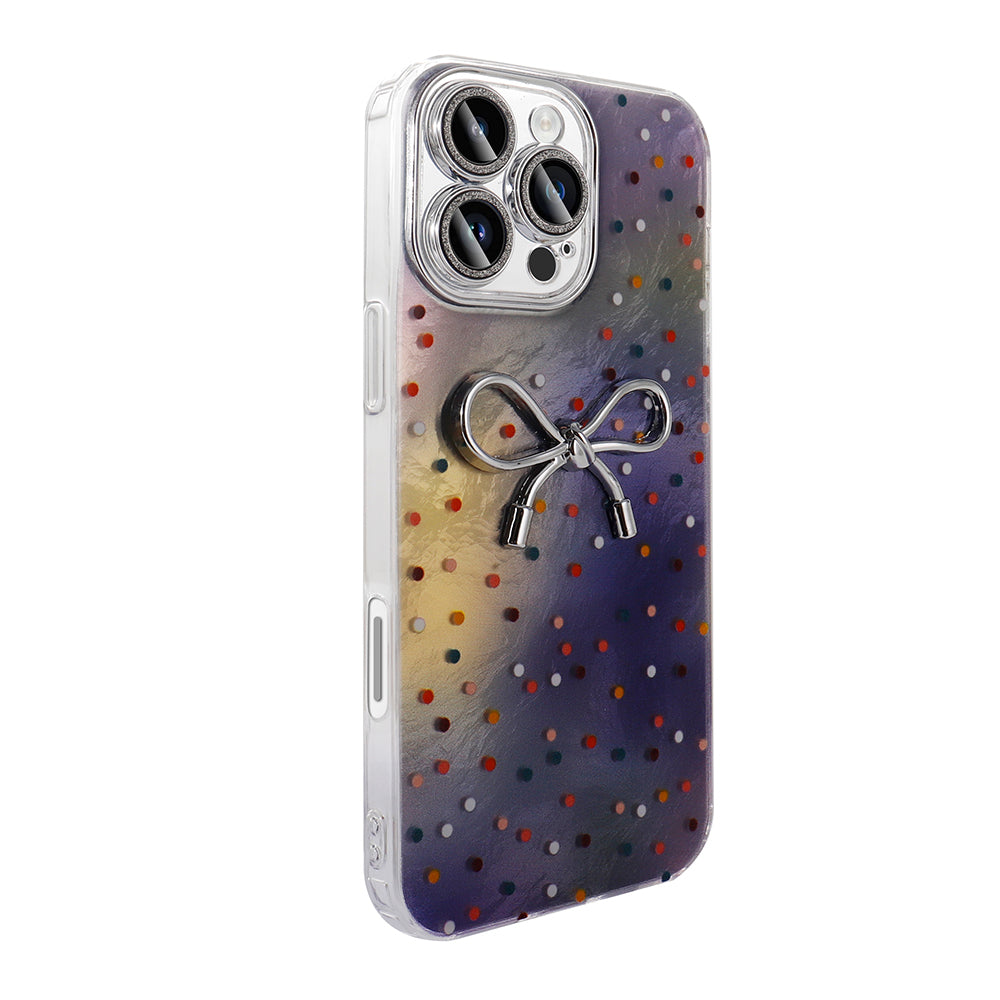 Apple iPhone 16 Pro Kılıf Kamera Korumalı Figürlü Zore Ponti Silikon Kapak Beyaz