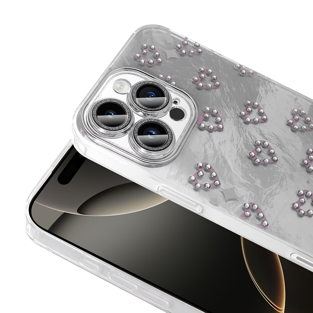 Apple iPhone 16 Pro Kılıf Kamera Korumalı Figürlü Zore Ponti Silikon Kapak Açık Mavi