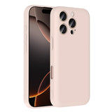 Apple iPhone 16 Pro Kılıf Kamera Korumalı Kartlık Hazneli Zore Vitra Kapak Mürdüm