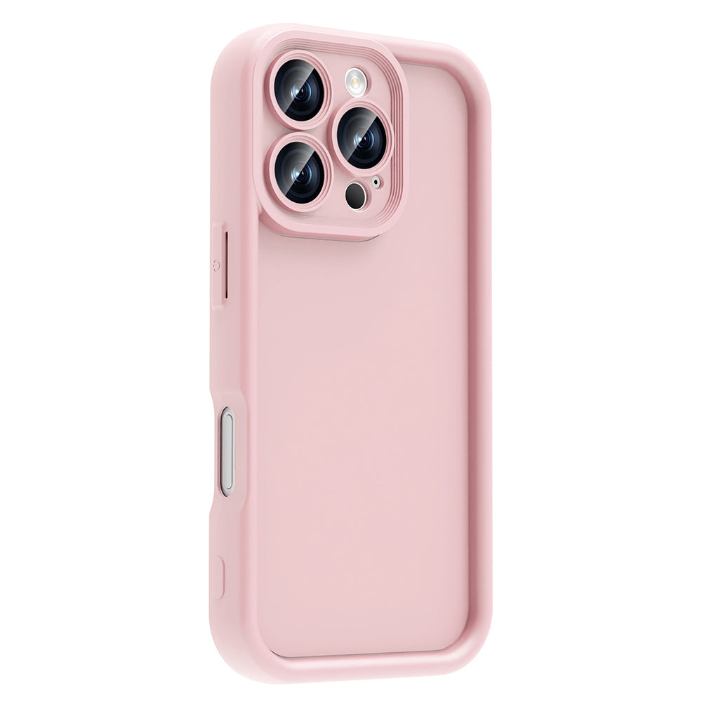 Apple iPhone 16 Pro Kılıf Kamera Korumalı Zore Ananas Kapak Mürdüm
