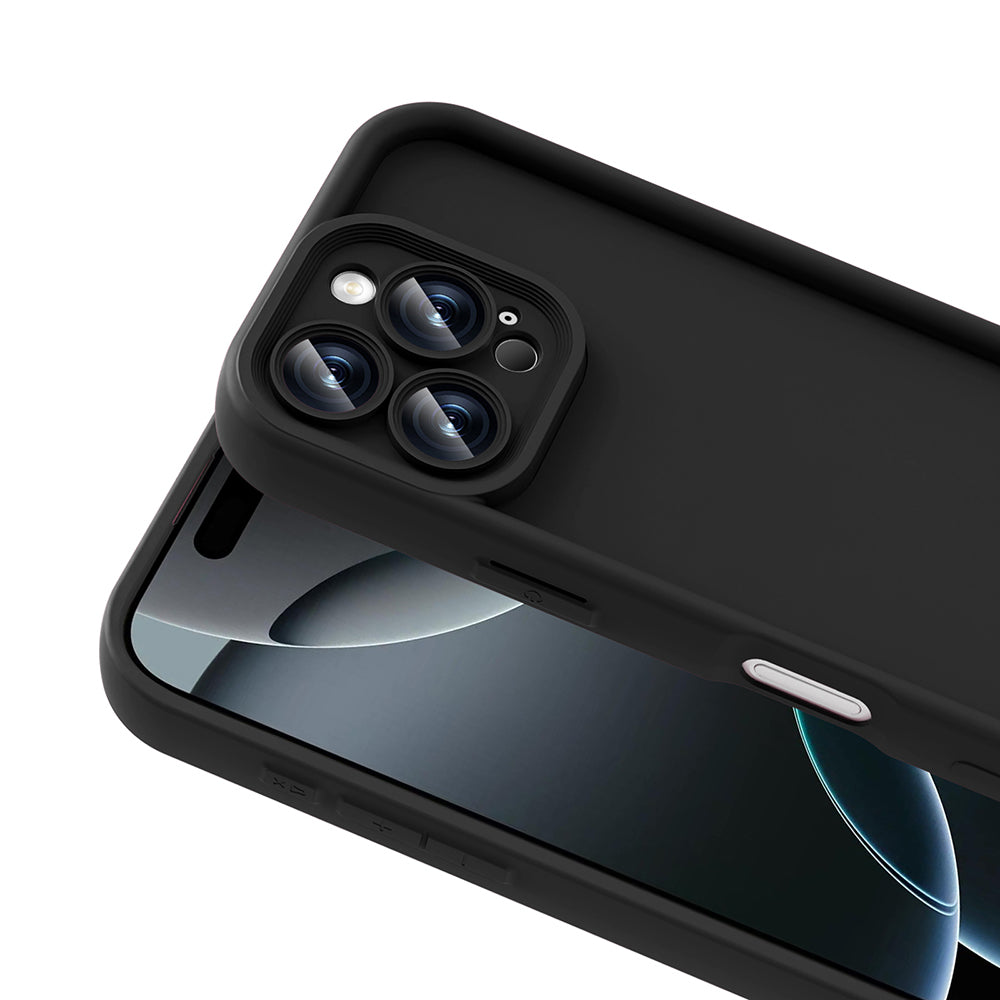 Apple iPhone 16 Pro Kılıf Kamera Korumalı Zore Ananas Kapak Mürdüm