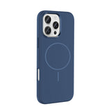 Apple iPhone 16 Pro Kılıf M-Safe Şarj Özellikli Metal Kamera Çerçeveli Zore Edi Silikon Kapak Siyah