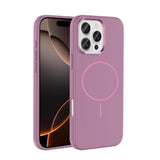 Apple iPhone 16 Pro Kılıf M-Safe Şarj Özellikli Metal Kamera Çerçeveli Zore Edi Silikon Kapak Siyah