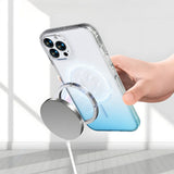 Apple iPhone 16 Pro Kılıf M-Safe Şarj Özellikli Zore Septik Silikon Kapak Mor