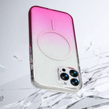 Apple iPhone 16 Pro Kılıf M-Safe Şarj Özellikli Zore Septik Silikon Kapak Pembe