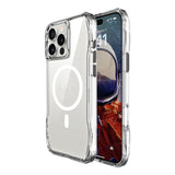 Apple iPhone 16 Pro Kılıf M-safe Şarj Özellikli Airbagli Şeffaf Zore İncek Kapak Şeffaf