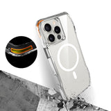 Apple iPhone 16 Pro Kılıf M-safe Şarj Özellikli Airbagli Şeffaf Zore İncek Kapak Şeffaf