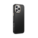 Apple iPhone 16 Pro Kılıf M-safe Şarj Özellikli Karbon Fiber Görünümlü Zore Antina Kapak Siyah-Gri