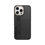 Apple iPhone 16 Pro Kılıf M-safe Şarj Özellikli Karbon Fiber Görünümlü Zore Antina Kapak Siyah-Gri