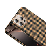 Apple iPhone 16 Pro Kılıf M-safe Şarj Özellikli Karbon Fiber Görünümlü Zore Gros Kapak Siyah