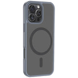 Apple iPhone 16 Pro Kılıf M-safe Şarj Özellikli Mat Arka Yüzey Zore Sio Kapak Lila