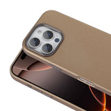 Apple iPhone 16 Pro Kılıf M-safe Şarj Özellikli PU Deri Zore Adora Kapak Gri